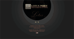 Desktop Screenshot of lotusproje.com